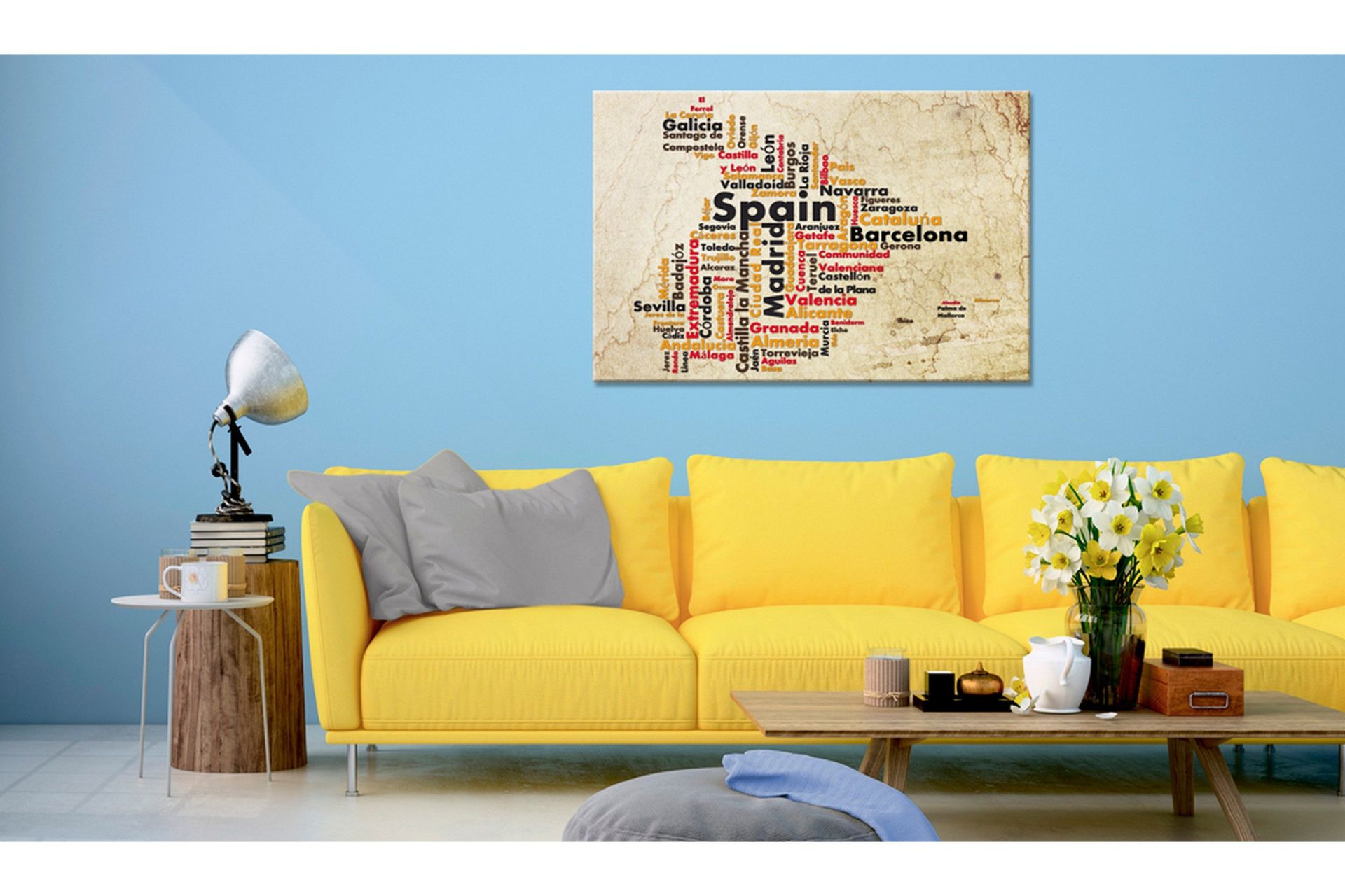 Tavla Spanish Cities (ES) 120x80 -