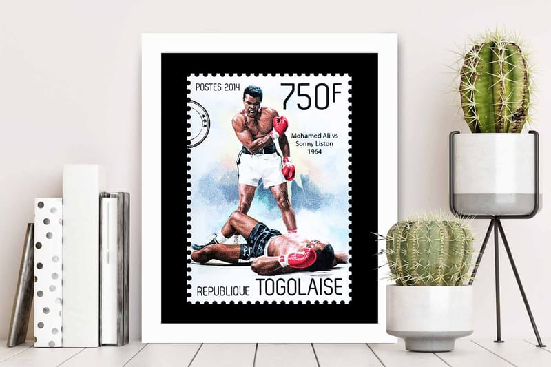 Tavla Sports med Ram Flerfärgad - 23,5x28,5 cm - Inredning - Tavlor & posters - Canvastavla