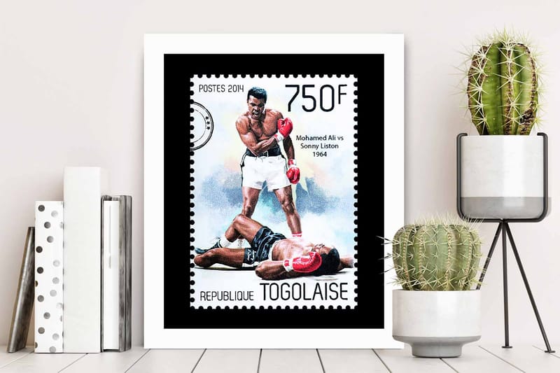 Tavla Sports Med Ram Flerfärgad Flerfärgad - 23,5x28,5 cm - Inredning - Tavlor & posters - Canvastavla