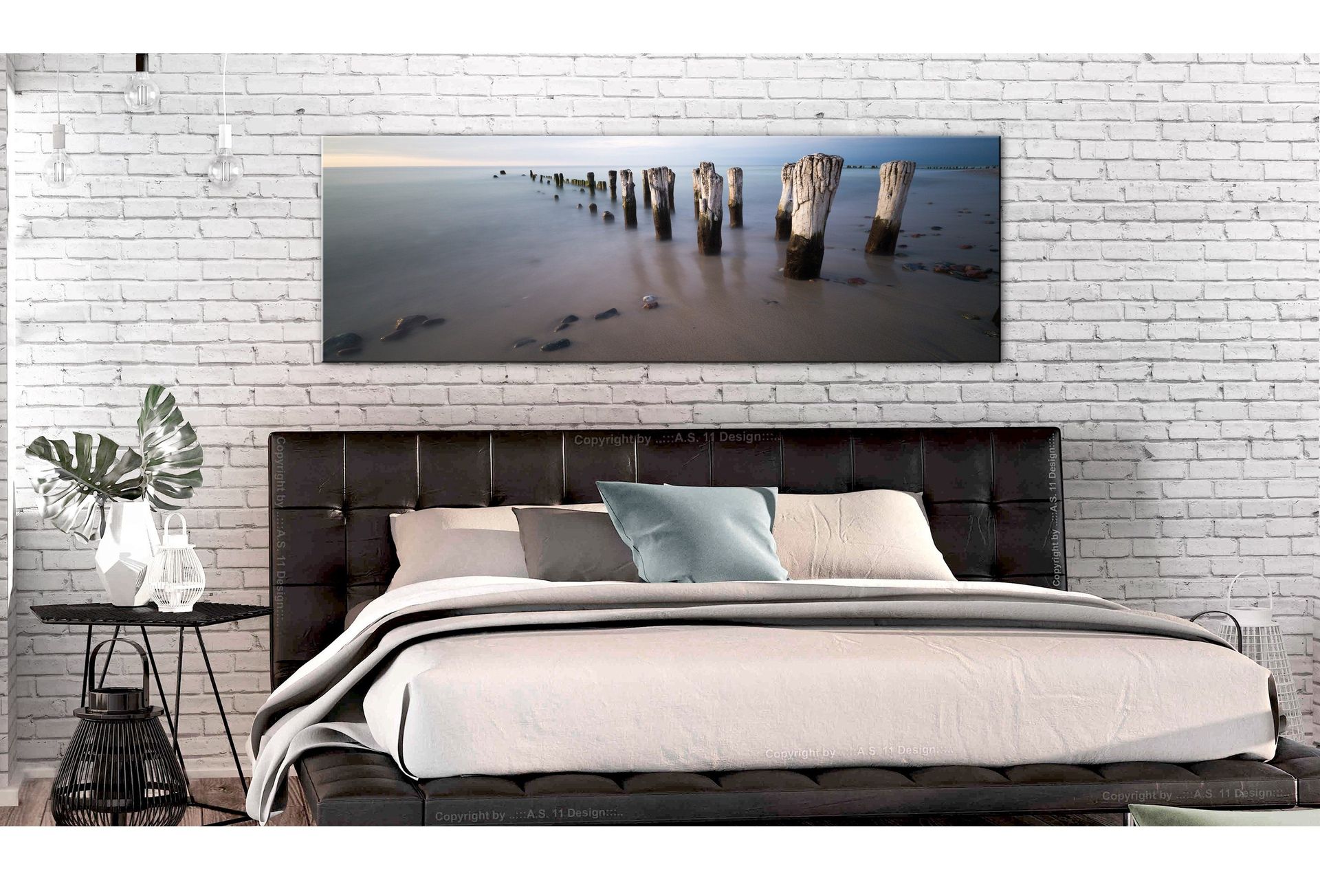 Tavla The Calm before Storm 135x45 -