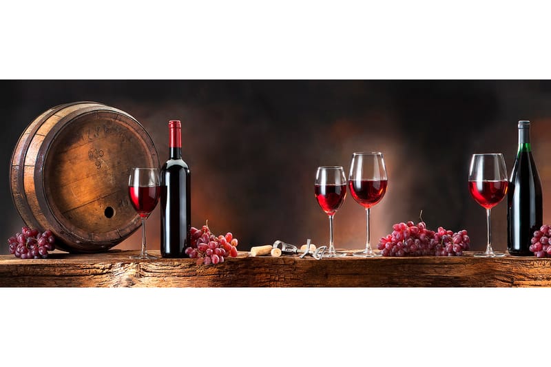 Tavla Wine Glasses 80X30 Flerfärgad - 30x80 cm - Inredning - Tavlor & posters - Canvastavla