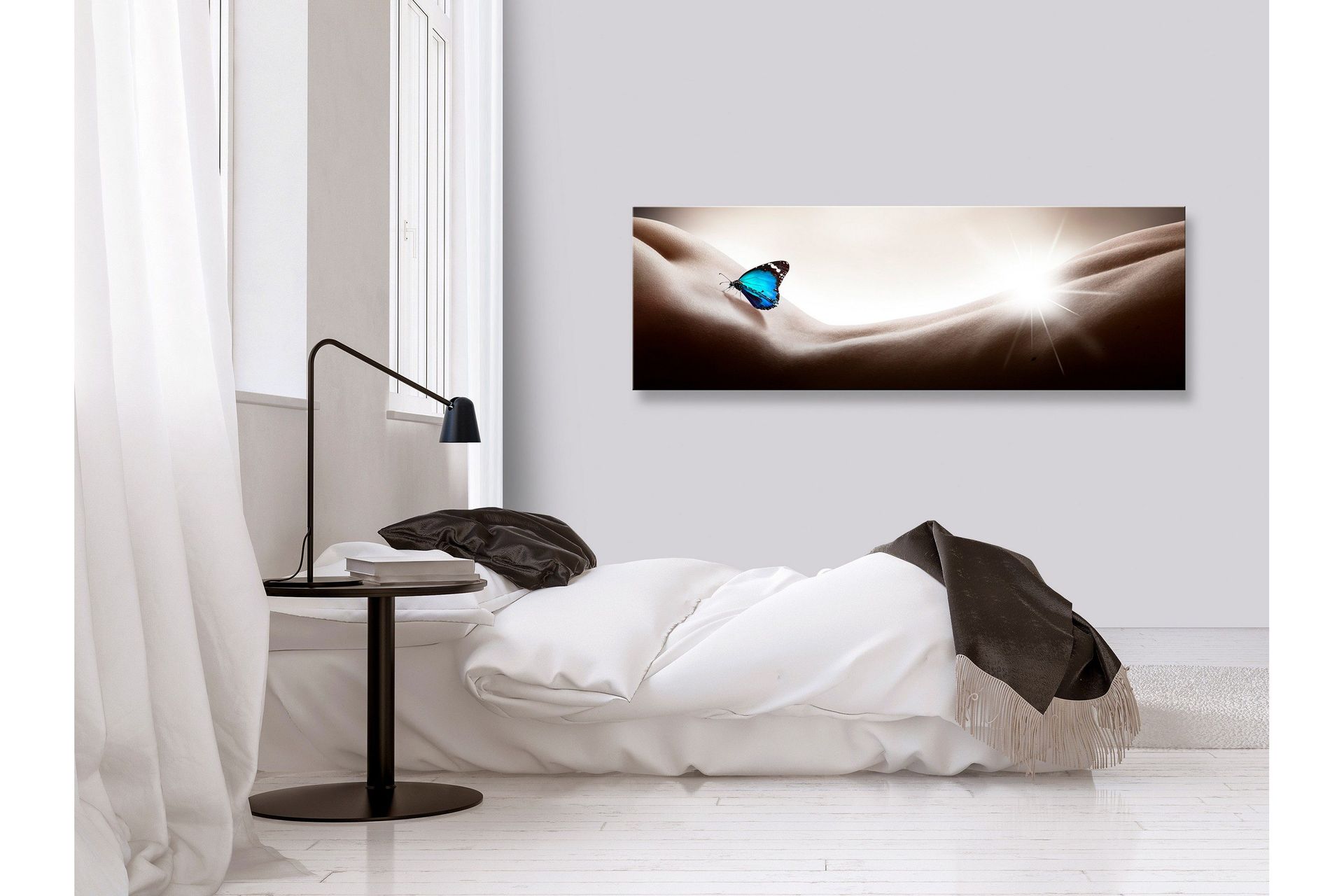 Tavla Woman and Butterfly (1 Part) Narrow 135x45 -