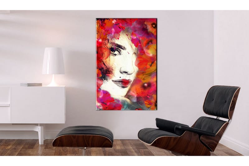 Tavla Woman In Poppies 80x120 cm - Inredning - Tavlor & posters - Canvastavla