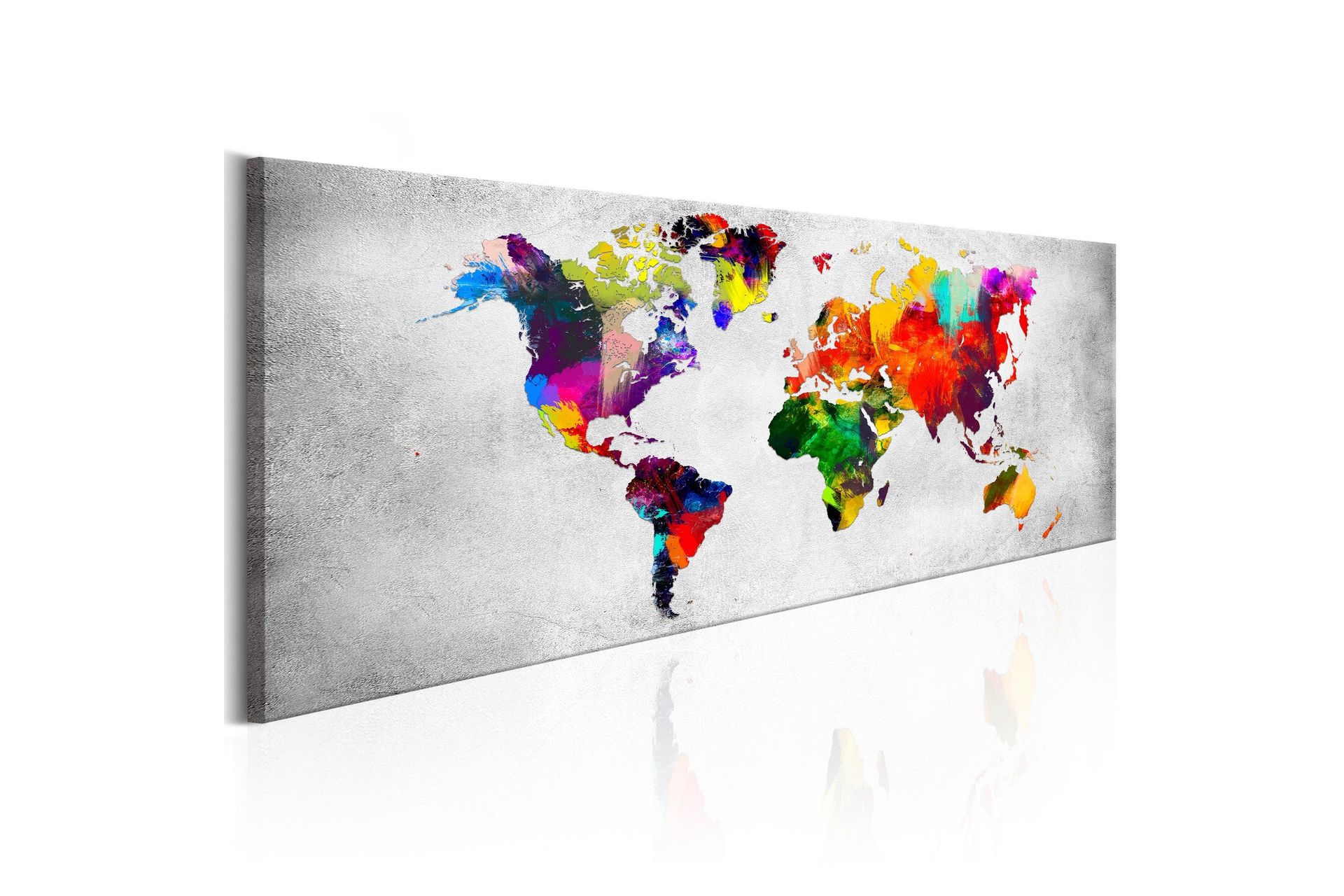 Tavla World Map: Coloured Revolution 120x40 -