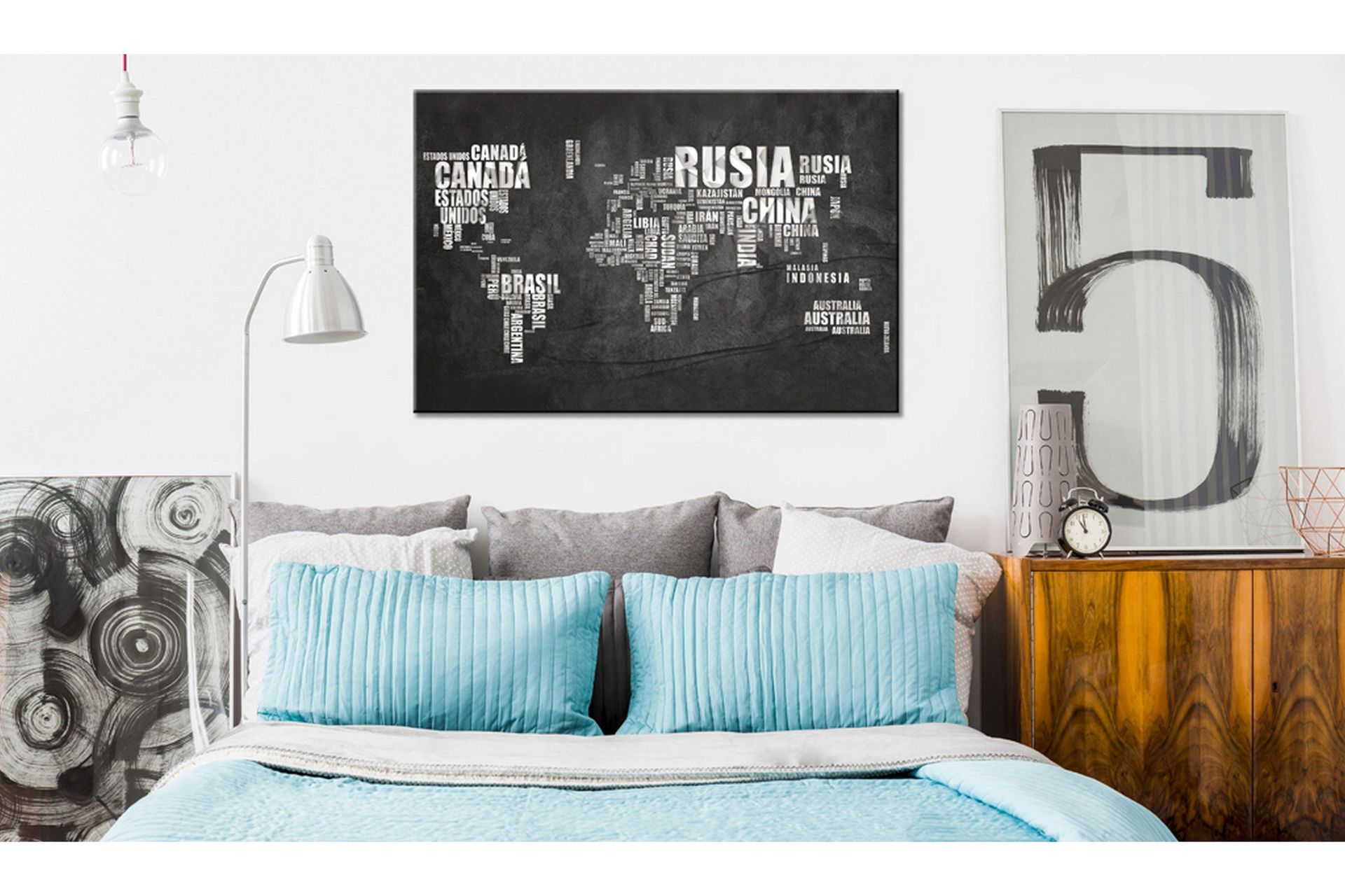 Tavla World Map: Spanish Geography (ES) 120x80 -