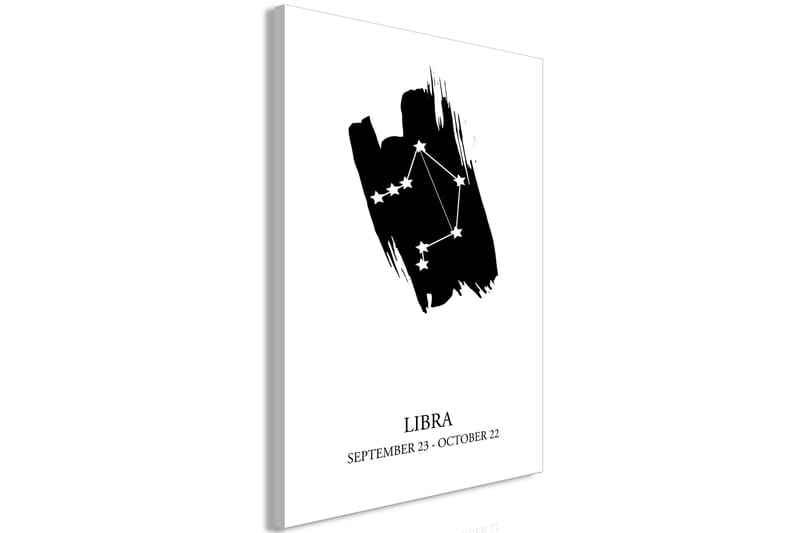 Tavla Zodiac Signs: Libra (1 Part) Vertical 60x90 - Artgeist sp. z o. o. - Canvastavla