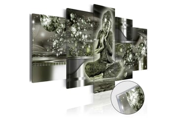 Tavla På Akryl Emerald Buddha 100x50