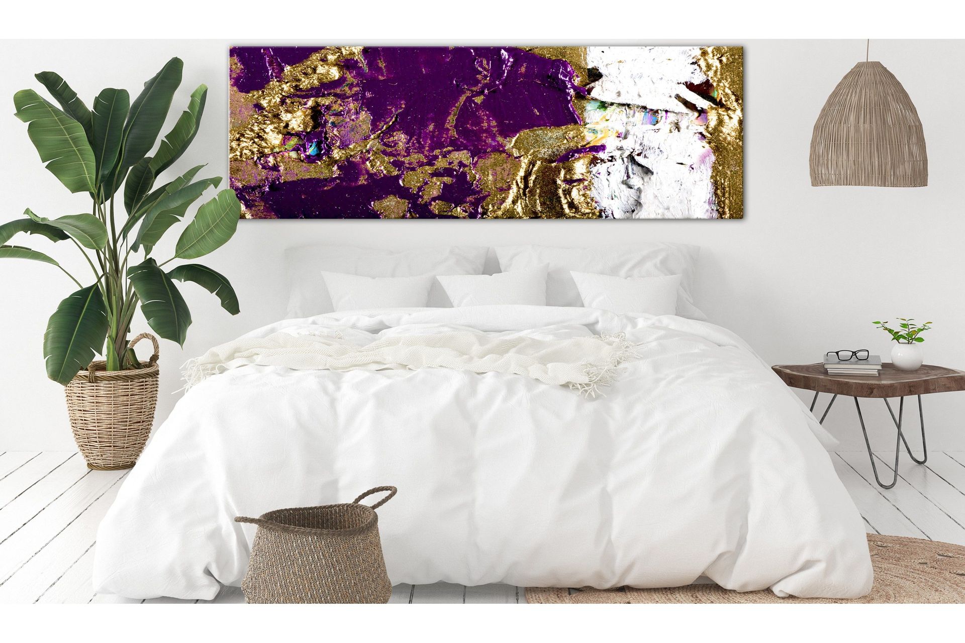 Tavla Purple Wave (1 Part) Narrow 120x40 -