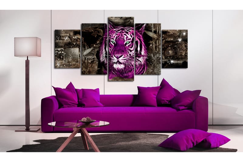 Tavla Purple King 100x50 - Artgeist sp. z o. o. - Canvastavla