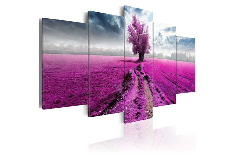 Tavla Purple Land 100x50 - Artgeist sp. z o. o. - Canvastavla