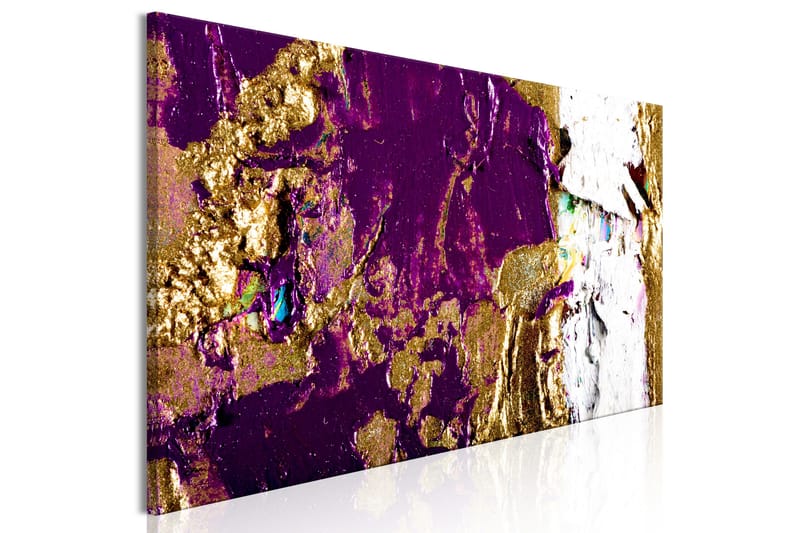 Tavla Purple Wave (1 Part) Narrow 135x45 - Inredning - Tavlor & posters - Canvastavla