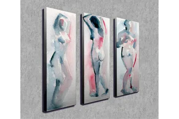 Väggdekor Canvas Målning 3 Delar - Inredning - Tavlor & posters - Canvastavla