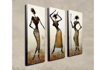 Väggdekor Canvas Målning 3 Delar - Inredning - Tavlor & posters - Canvastavla