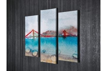 Väggdekor Canvas Målning 3 Delar - Inredning - Tavlor & posters - Canvastavla