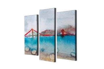 Väggdekor Canvas Målning 3 Delar - Inredning - Tavlor & posters - Canvastavla