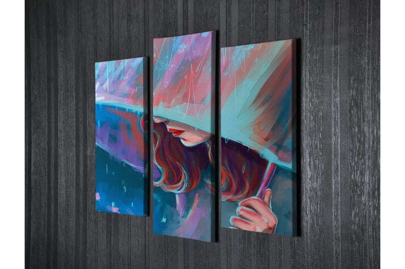 Väggdekor Canvas Målning 3 Delar - Inredning - Tavlor & posters - Canvastavla