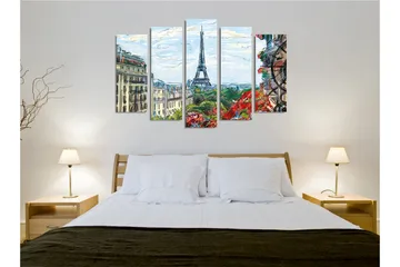 Väggdekor Canvas Målning 5 Delar - Inredning - Tavlor & posters - Canvastavla