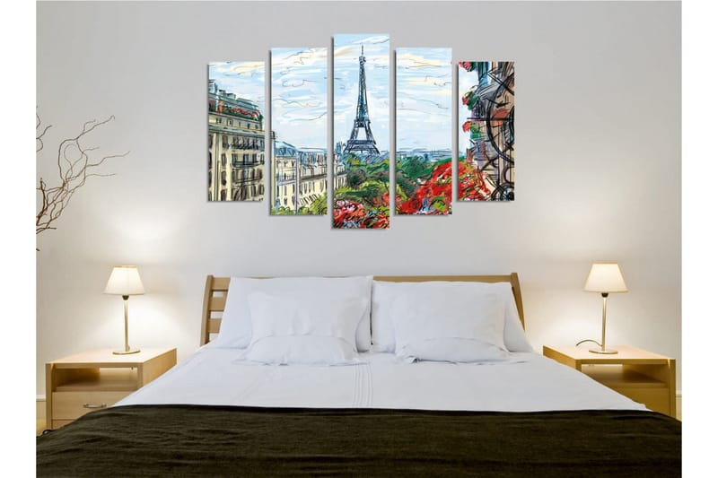 Väggdekor Canvas Målning 5 Delar - Inredning - Tavlor & posters - Canvastavla