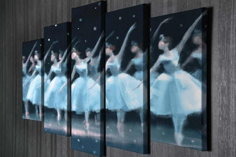 Väggdekor Canvas Målning 5 Delar - Inredning - Tavlor & posters - Canvastavla