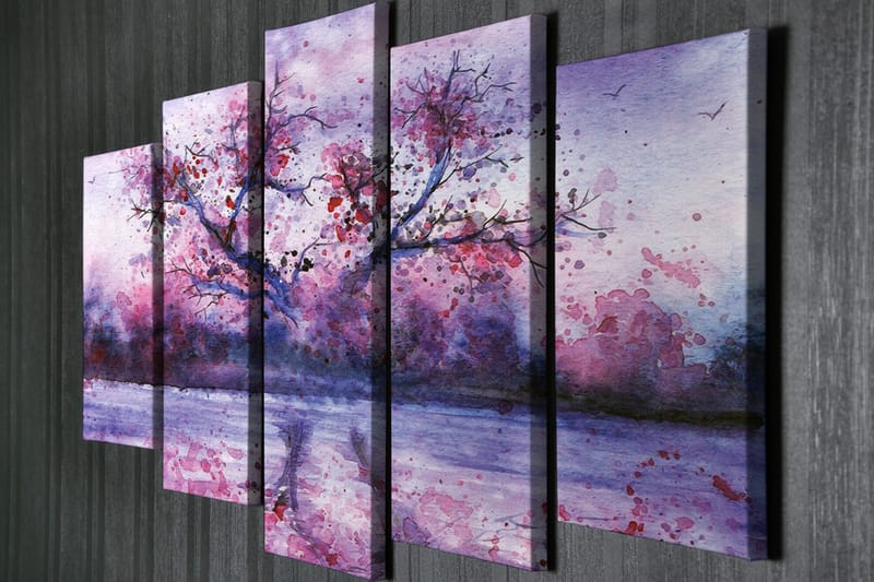 Väggdekor Canvas Målning 5 Delar - Inredning - Tavlor & posters - Canvastavla