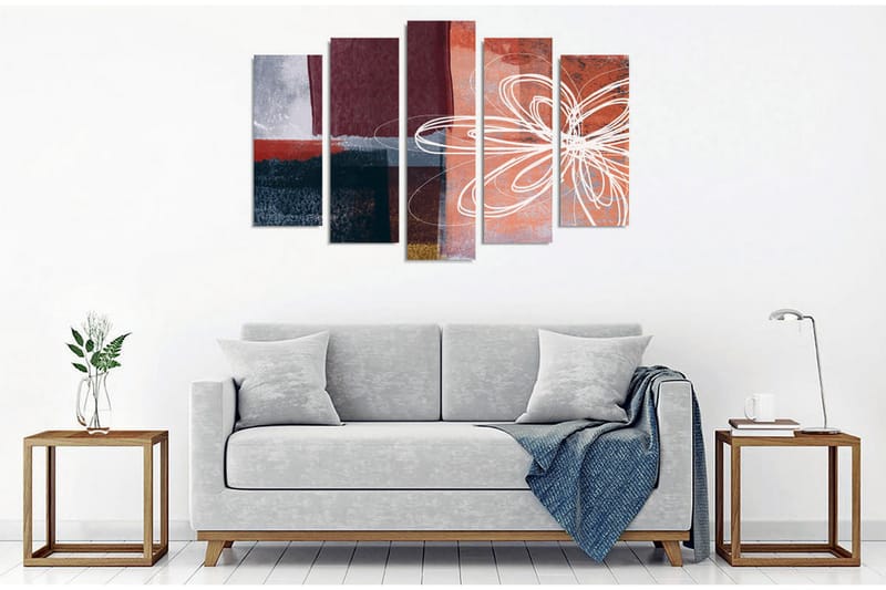 Väggdekor Canvas Målning 5 Delar - Inredning - Tavlor & posters - Canvastavla