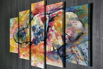 Väggdekor Canvas Målning 5 Delar - Inredning - Tavlor & posters - Canvastavla