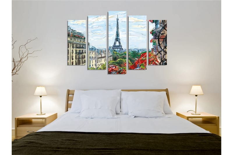 Väggdekor Canvas Målning 5 Delar - Inredning - Tavlor & posters - Canvastavla