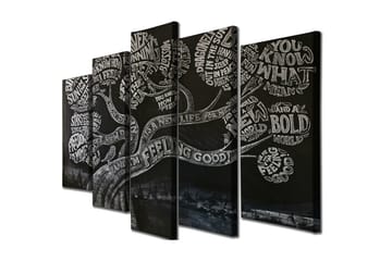 Väggdekor Canvas Målning 5 Delar - Inredning - Tavlor & posters - Canvastavla