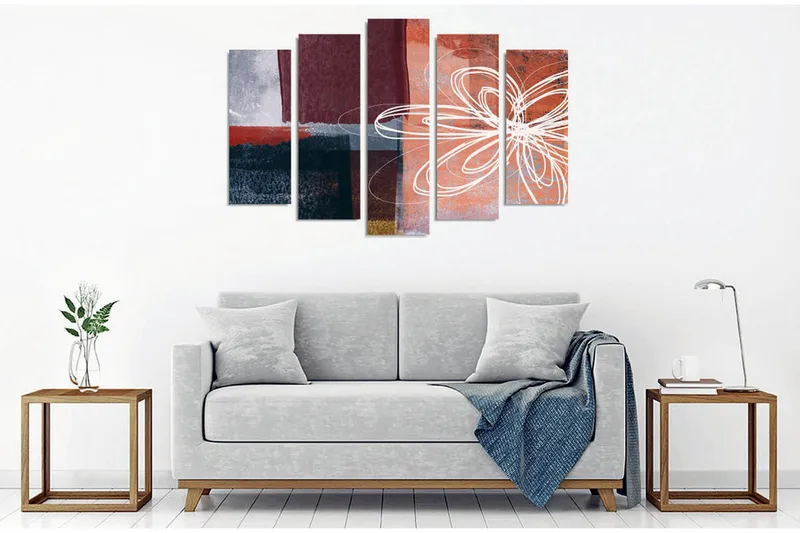 Väggdekor Canvas Målning 5 Delar - Inredning - Tavlor & posters - Canvastavla