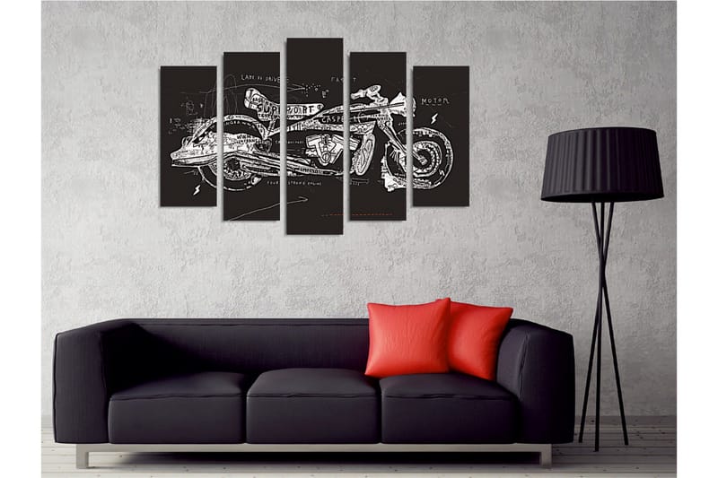 Väggdekor Canvas Målning 5 Delar - Inredning - Tavlor & posters - Canvastavla