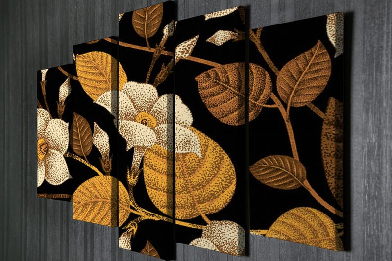 Väggdekor Canvas Målning 5 Delar - Inredning - Tavlor & posters - Canvastavla