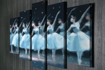 Väggdekor Canvas Målning 5 Delar - Inredning - Tavlor & posters - Canvastavla