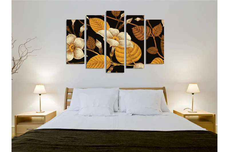 Väggdekor Canvas Målning 5 Delar - Inredning - Tavlor & posters - Canvastavla