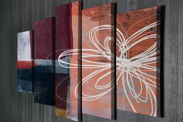 Väggdekor Canvas Målning 5 Delar - Inredning - Tavlor & posters - Canvastavla