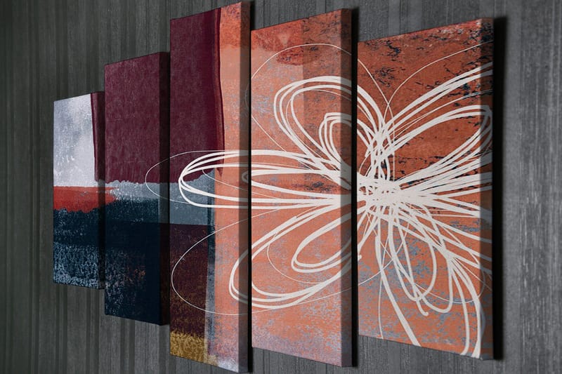 Väggdekor Canvas Målning 5 Delar - Inredning - Tavlor & posters - Canvastavla