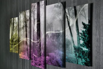 Väggdekor Canvas Målning 5 Delar - Inredning - Tavlor & posters - Canvastavla