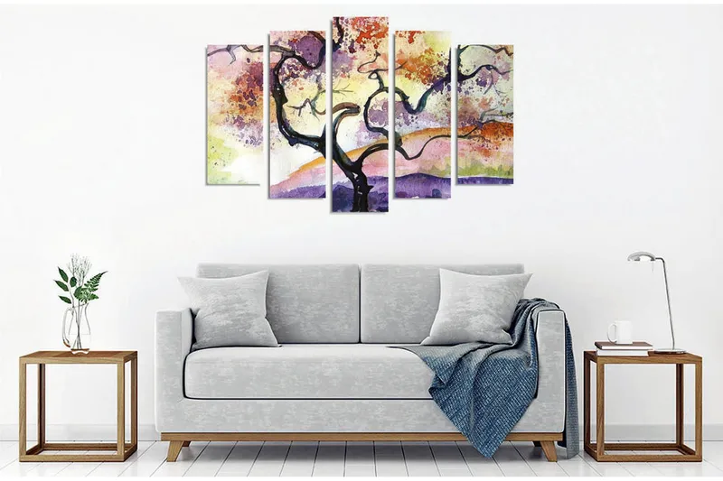 Väggdekor Canvas Målning 5 Delar - Inredning - Tavlor & posters - Canvastavla