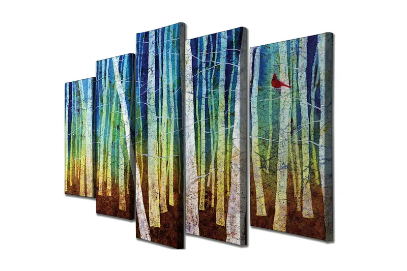 Väggdekor Canvas Målning 5 Delar