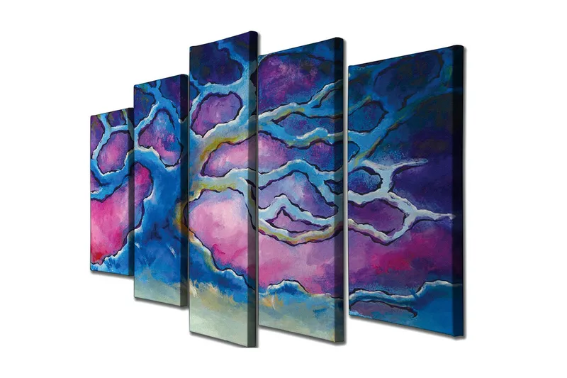 Väggdekor Canvas Målning 5 Delar