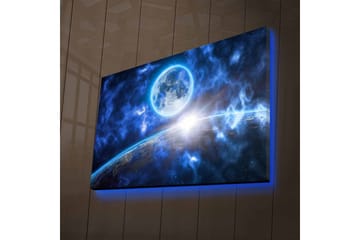Väggdekor LED-belysning Canvas Målning - Inredning - Tavlor & posters - Canvastavla