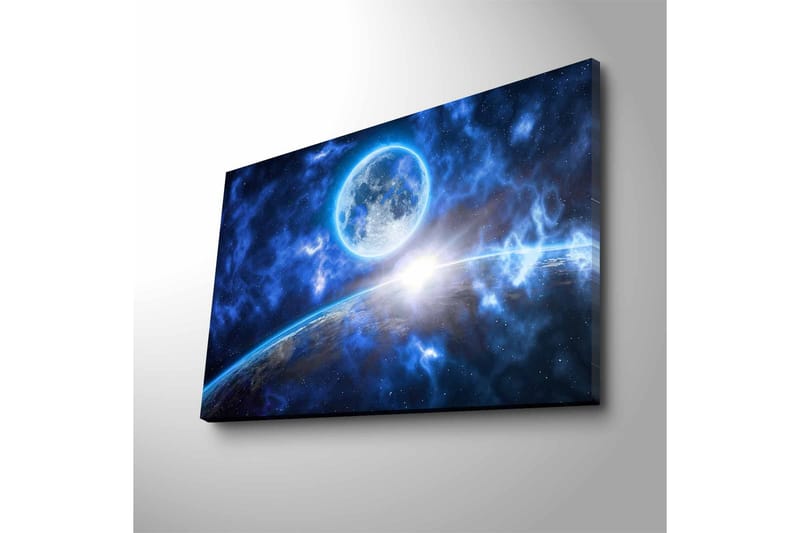 Väggdekor LED-belysning Canvas Målning - Inredning - Tavlor & posters - Canvastavla