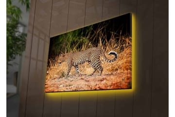 Väggdekor LED-belysning Canvas Målning - Inredning - Tavlor & posters - Canvastavla