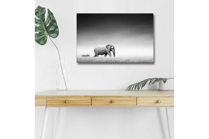 Väggdekor LED-belysning Canvas Målning - Inredning - Tavlor & posters - Canvastavla