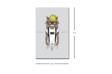 Väggdekor LED-belysning Canvas Målning - Inredning - Tavlor & posters - Canvastavla
