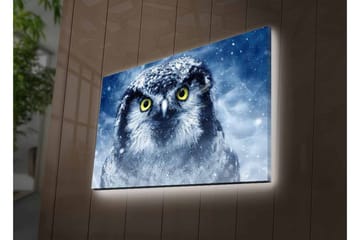 Väggdekor LED-belysning Canvas Målning - Inredning - Tavlor & posters - Canvastavla