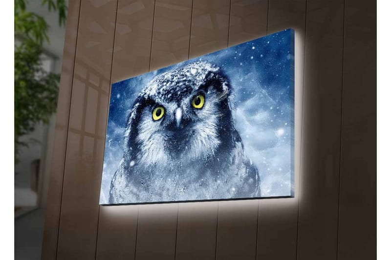 Väggdekor LED-belysning Canvas Målning - Inredning - Tavlor & posters - Canvastavla