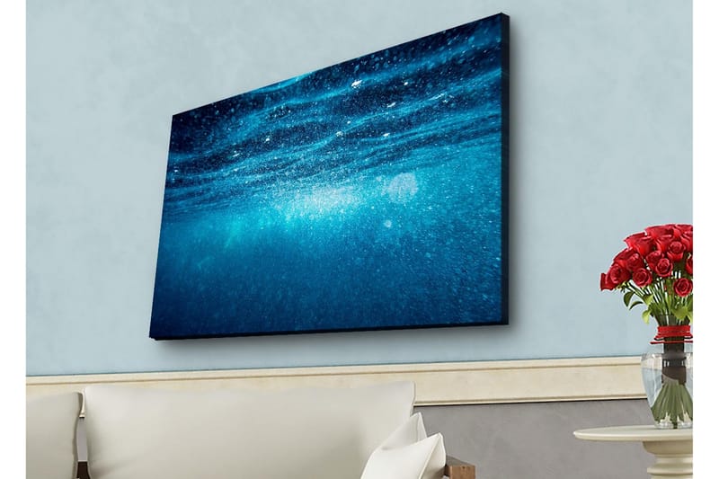 Väggdekor LED-belysning Canvas Målning - Canvastavla