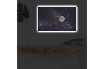 Väggdekor LED-belysning Canvas Målning - Inredning - Tavlor & posters - Canvastavla
