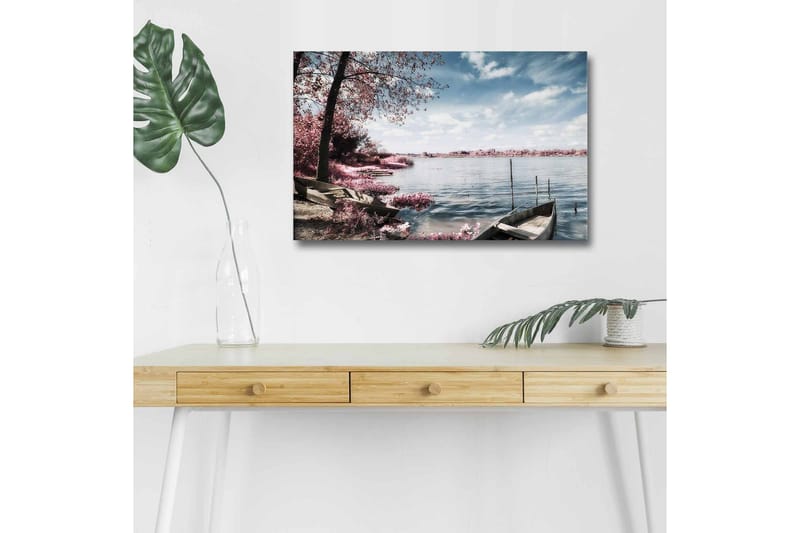 Väggdekor LED-belysning Canvas Målning - Inredning - Tavlor & posters - Canvastavla