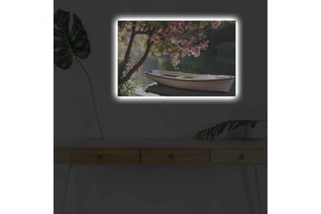 Väggdekor LED-belysning Canvas Målning - Inredning - Tavlor & posters - Canvastavla